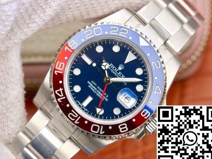 Master II 126710BLRO EW Factory Rolex GMT Dial Blue 1026